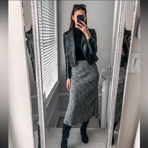 Studio Printed Midi Skirt